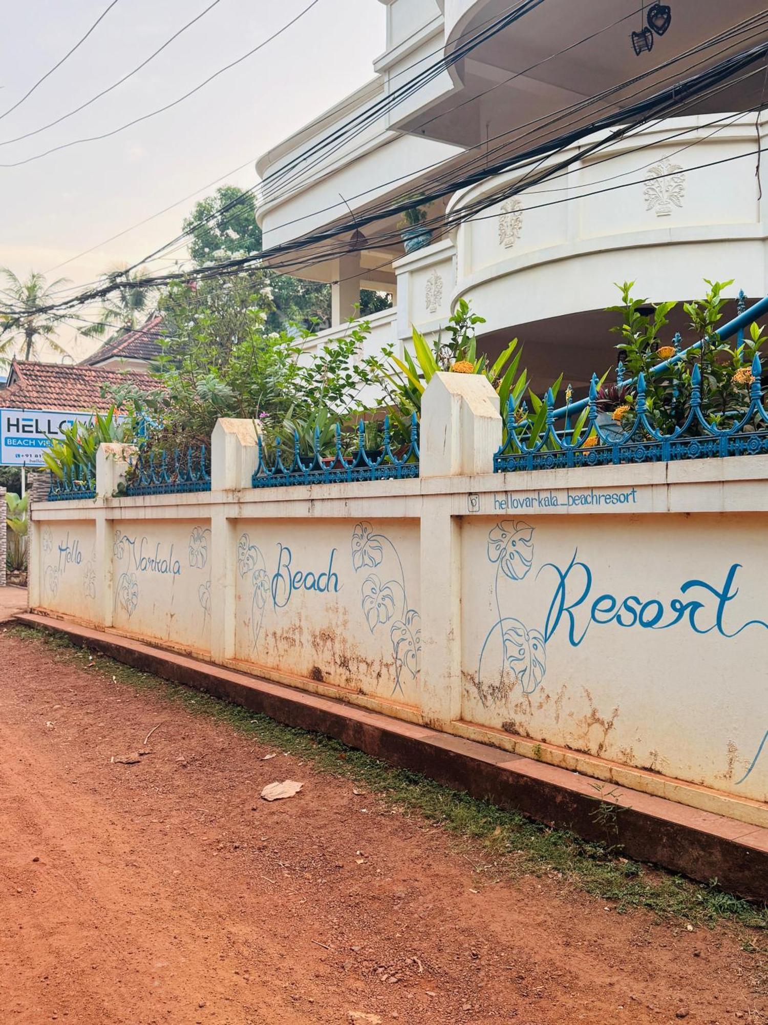 Beach View Balcony Resort By Hello Varkala Exterior foto