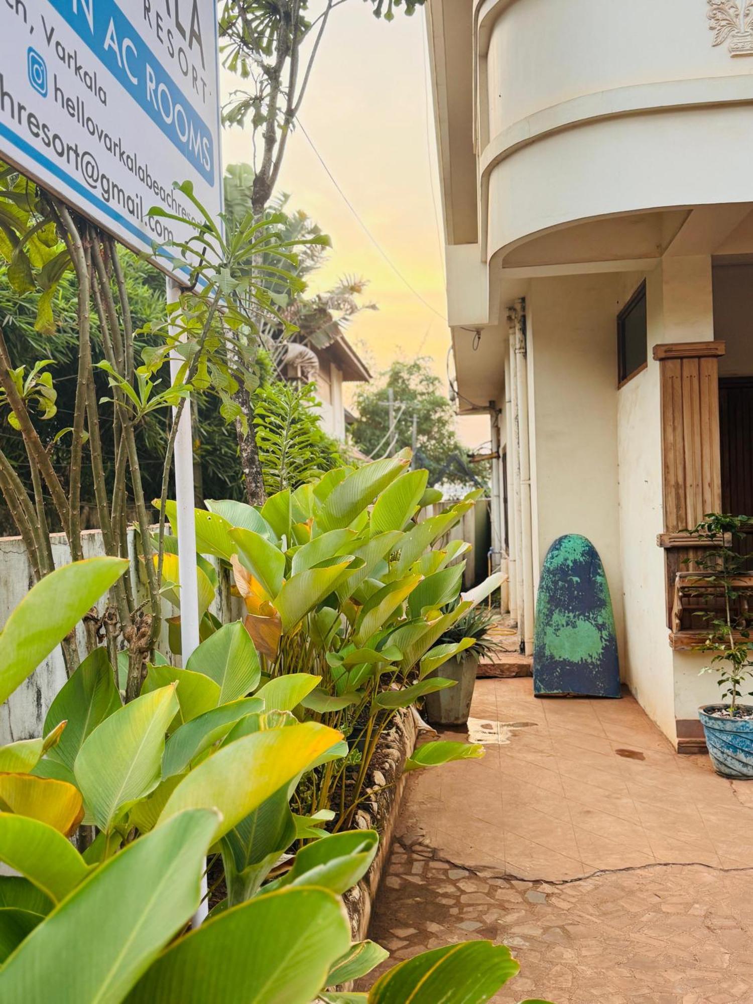 Beach View Balcony Resort By Hello Varkala Exterior foto