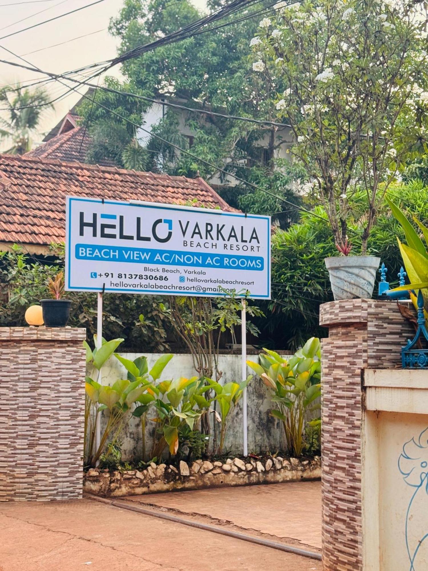 Beach View Balcony Resort By Hello Varkala Exterior foto